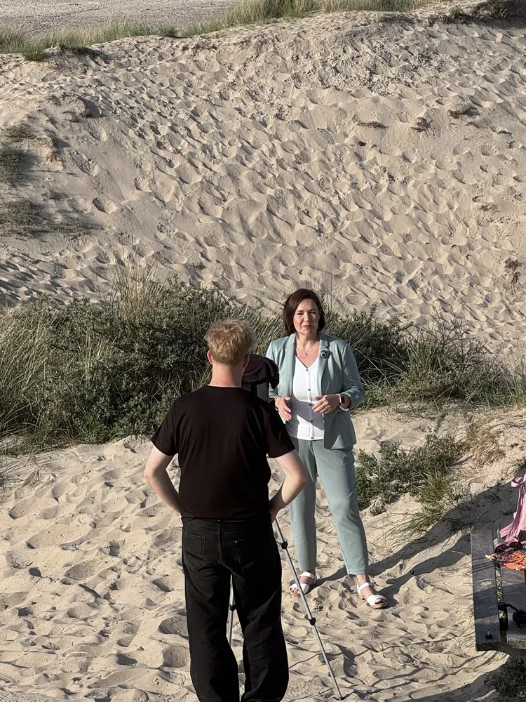 Aufnahme in 4K auf dem Kameramonitor